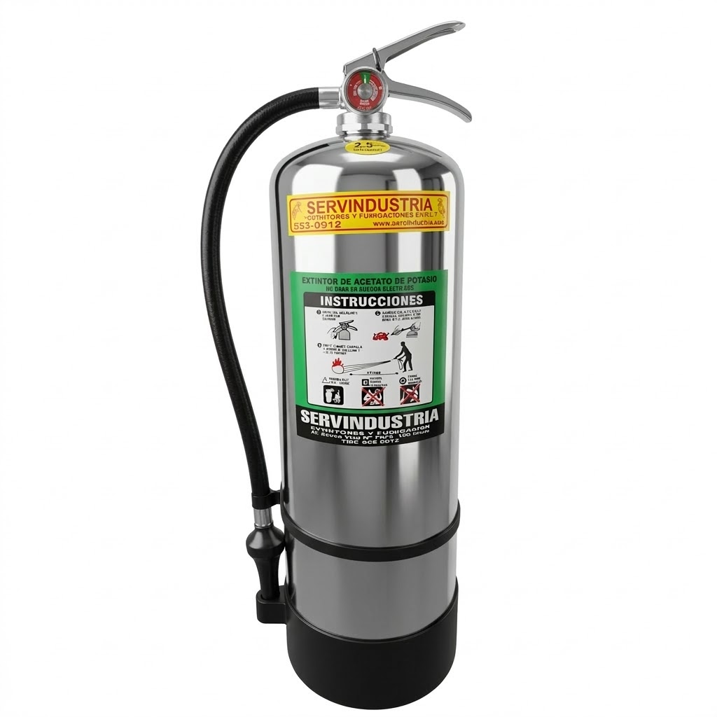 EXTINTOR DE AGUA PRESURIZADA DE 10 L (ASIÁTICO)