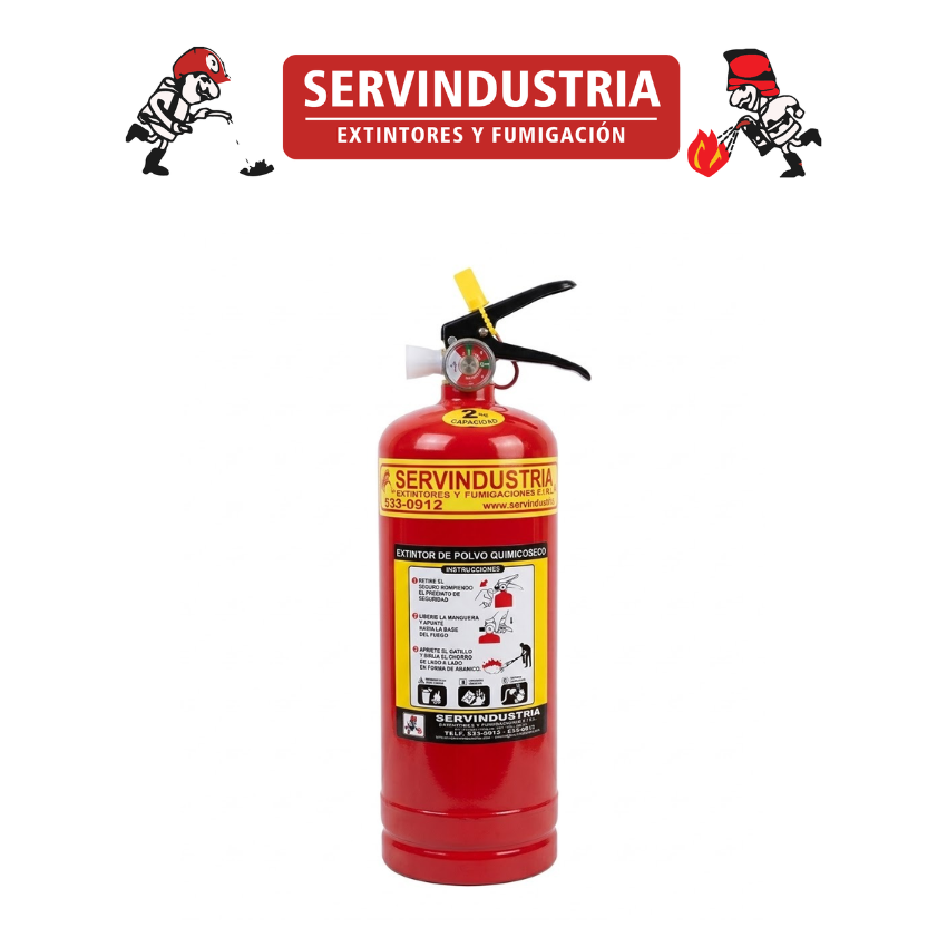 PQS DE 02 KG PRESURIZADO (ASIÁTICO) | EXTINTORES PRESURIZADOS PQS