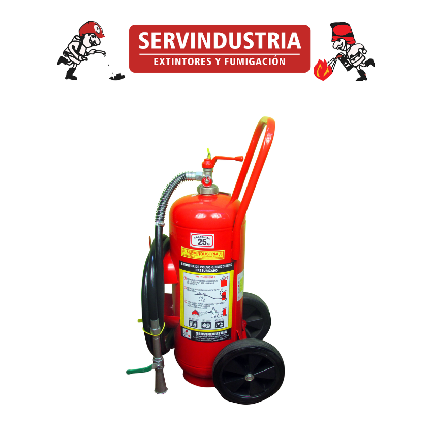 PQS DE 25 KG PRESURIZADO (ASIÁTICO) | EXTINTORES PRESURIZADOS PQS