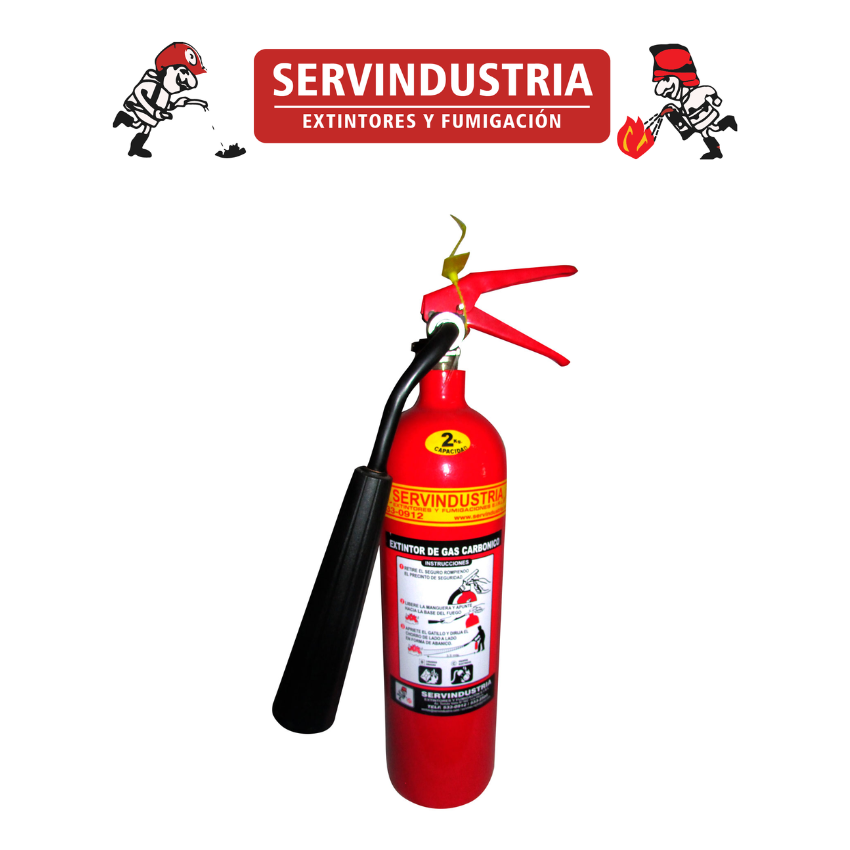 EXTINTOR CO2 DE 02 KG (ASIÁTICO) | EXTINTORES CO2 ASIATICOS