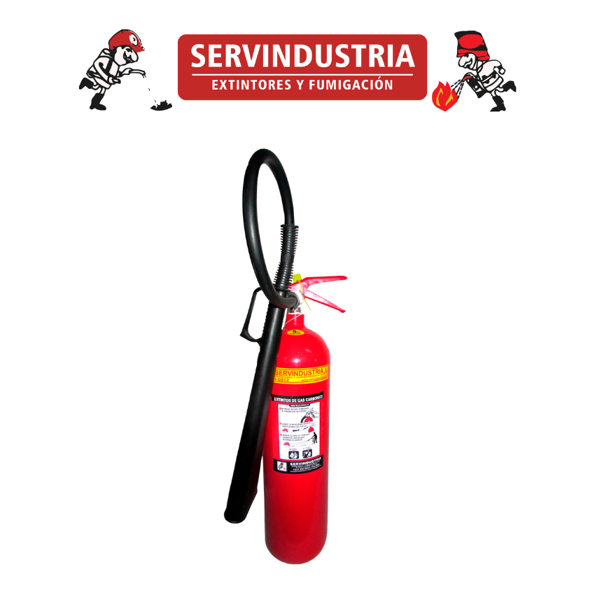 EXTINTOR CO2 DE 05 KG (ASIÁTICO) | EXTINTORES CO2 ASIATICOS