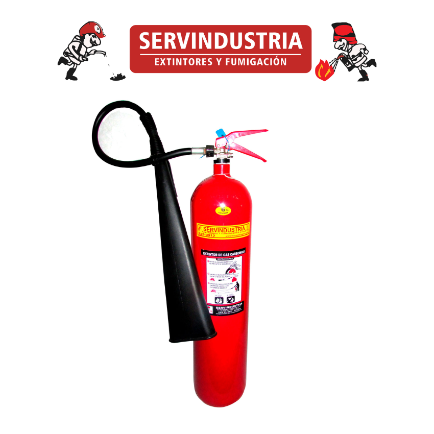 EXTINTOR CO2 DE 06 KG (ASIÁTICO) | EXTINTORES CO2 ASIATICOS