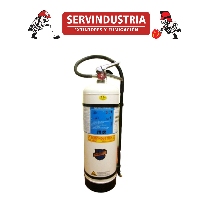 EXTINTOR DE AGUA DESMINERALIZADA UL DE 2.5 GLNS (BUCKEYE) | EXTINTORES BUKEYE