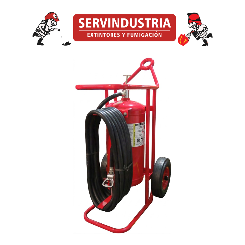 EXTINTOR UL PQS RODANTE DE 125 LBS (BADGER)