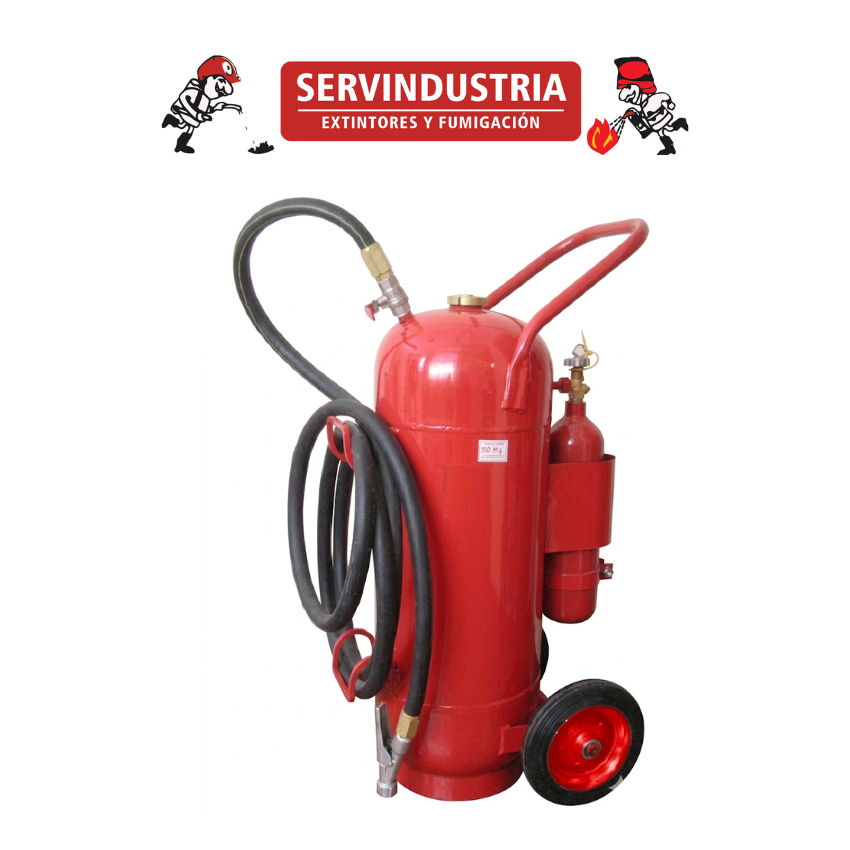 EXTINTOR NACIONAL CO2 RODANTE DE 25KG