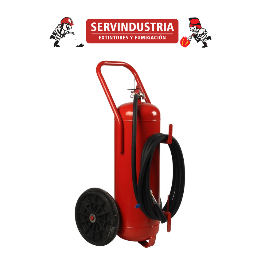 EXTINTOR NACIONAL CO2 RODANTE DE 50KG