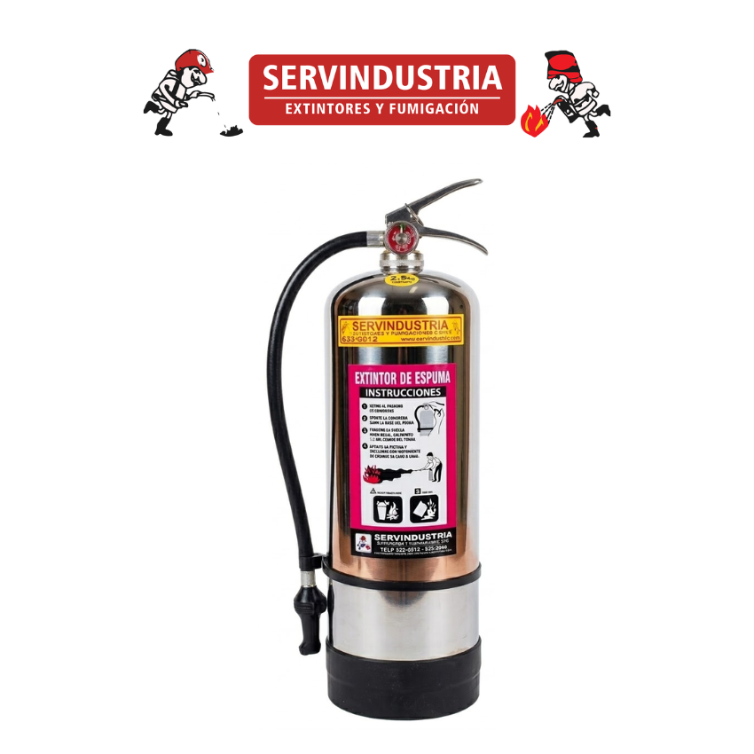 EXTINTOR DE ESPUMA MECÁNICA DE 10 L | EXTINTORES ESPUMA MECANICA