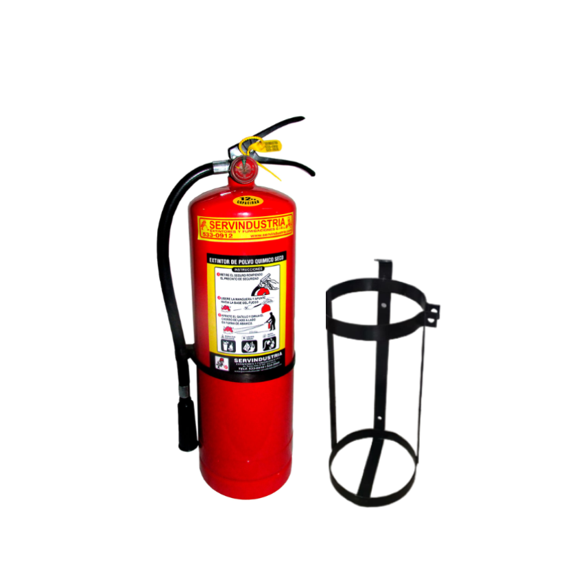 SOPORTE VEHICULAR 12 KG | SOPORTES PARA EXTINTORES