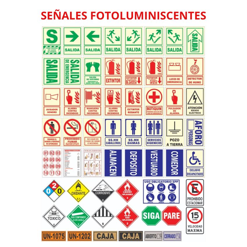 SEÑALES FOTOLUMINISCENTES