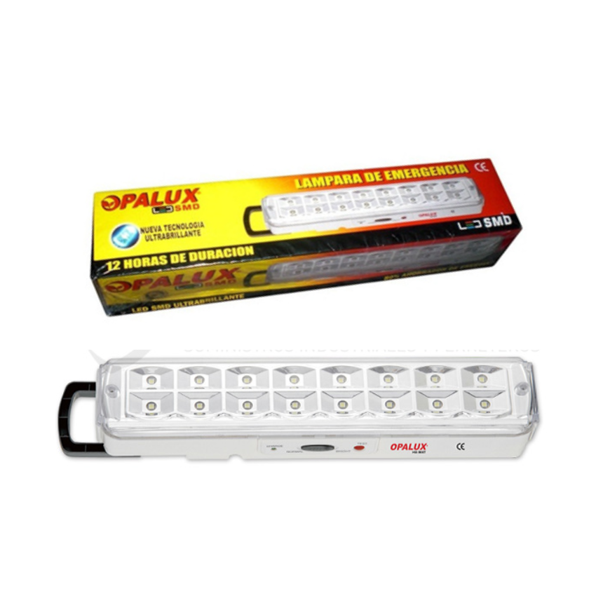 MARCA OPALUX SMD16 LED MODELO  HB-8667T | LUCES DE EMERGENCIA