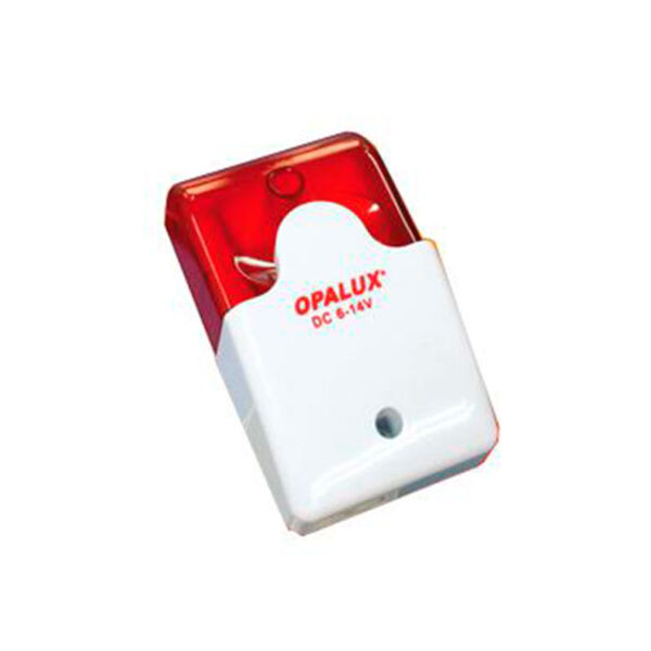 LUZ ESTROBOSCOPICA  DE 12V ROJO BLANCO MARCA OPALUXE | LUCES ESTROBOSCÓPICAS